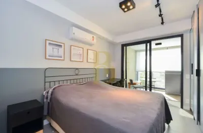 Lindo studio ótima localização  mobiliado com 29.28 m²,  à venda no bairro moema.