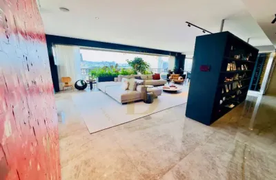 Apartamento á venda no myrá alphaville, 410m², andar alto, 4 suítes, 5 vagas e depósito, adega.