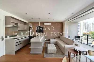 Investimento Inteligente na Vila Olímpia: Apartamento Mobiliado! Apartamento com 65 m², 1 quarto sen