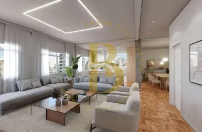 Apartamento com 230.48 m², 3 quartos sendo 1 suíte à venda no bairro higienópolis.