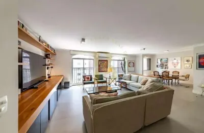 Apartamento reformado para locação de 126m², com 02 dormitórios e 01 vaga no itaim bibi