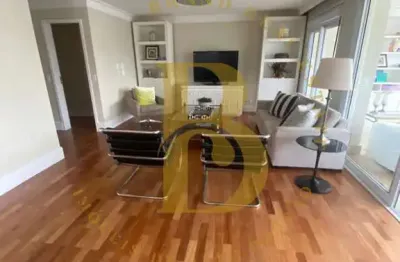 Apartamento mobiliado para locação de 202m², com 3 dormitórios e 04 vagas no itaim bibi