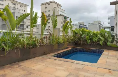 Cobertura reformada á venda com 277m², com 03 suítes, 03 vagas e piscina no itaim bibi sp