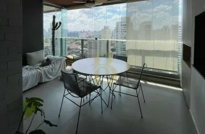 Apartamento pra locação, condomínio habitarte 2, brooklin, 83m², andar alto. 2 suítes, 2 vagas.