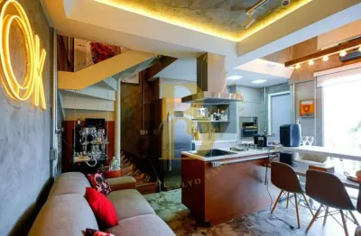 Apartamento duplex com 50 m², 1 quarto sendo 1 suíte à venda no bairro morumbi.