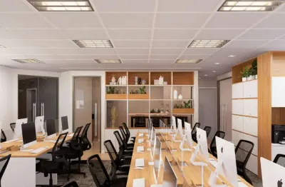 Sala comercial com 3 salas para alugar na Rua Arizona, 1426, Brooklin, São Paulo