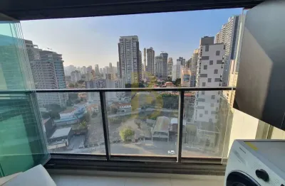 Studio moderno no brooklin pronto para morar, sem vaga de garagem