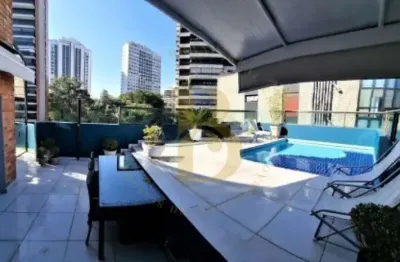 Cobertura com 296 m², 4 quartos sendo 2 suítes à venda no bairro real parque.