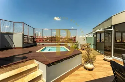 Cobertura exclusiva no morumbi com lazer privativo e vista livre