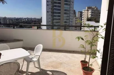 Cobertura com 318 m², 4 quartos sendo 3 suítes à venda no bairro campo belo.
