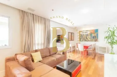 Apartamento a venda no brooklin, mobiliado, 3 suítes, próximo ao morumbi shopping