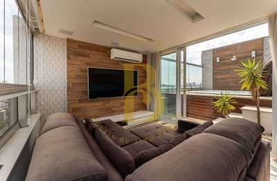 Cobertura com 143 m², 2 quartos sendo 2 suítes à venda no bairro vila olímpia.