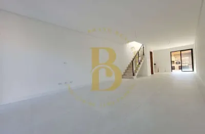 Lindo sobrado novo com 3 suítes, lavabo, quintal com churrasqueira