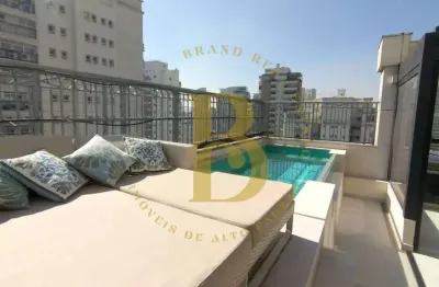 Cobertura com vista privilegiada, localizada na vila nova conceição.