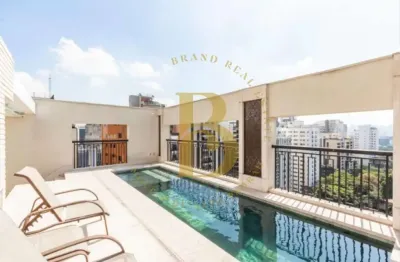 Primorosa cobertura duplex, com vista panorâmica, localizada na vila nova conceição.