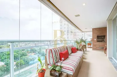 Charmoso apartamento, em andar alto, localizado no brooklin.