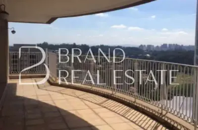 Maravilhoso apartamento  com 425 m², nunca habitado ,  em andar alto , com linda vista localizado em