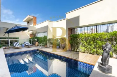 Cobertura com 881 m², 5 quartos sendo 4 suítes à venda no bairro morumbi.