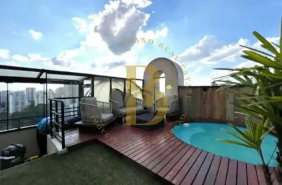 Cobertura triplex á venda com 03 dormitórios, lounge, piscina aquecida e 4 vagas