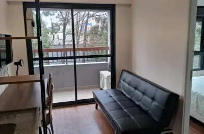 Apartamento com 28 m², 1 quarto sendo 1 suíte para alugar no bairro Brooklin.