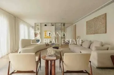 Apartamento á venda ou locação ao lado do parque do povo, 340m², 3 suítes, 4 vagas, andar alto