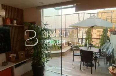 Cobertura à venda no Campo Belo  94 m²  Terraço com churrasqueira e jacuzzi, 2 quartos e 1 vaga