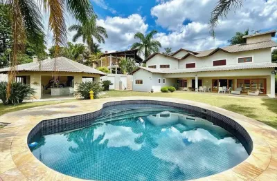 Luxuosa casa de condomínio à venda em cotia-sp, são paulo ii  5 quartos, 5 suítes, 2 salas, 8 banheiros, 11 vagas, 752,80m².