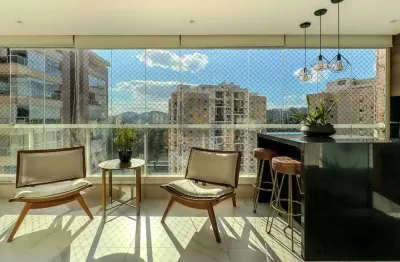 Apartamento a venda em tamboré, 3 quartos (3 suítes), 3 vagas e em andar alto