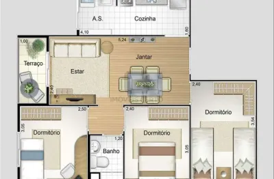 Apartamento a venda em osasco bairro conceição com 3 quartos, andar baixo e muitos planejados