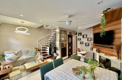 Casa em condomínio de luxo em jardim rebelato: 3 quartos, 1 suíte, 2 salas, 3 banheiros, 2 vagas - cotia-sp - 130,87 m²