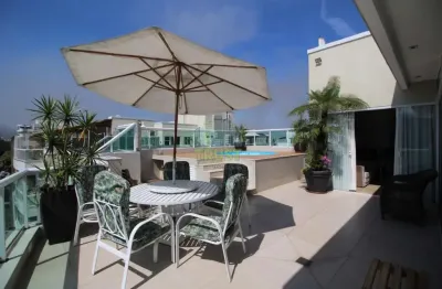 Cobertura para venda em rio de janeiro, freguesia (jacarepaguá), 4 dormitórios, 2 suítes, 4 banheiros, 3 vagas