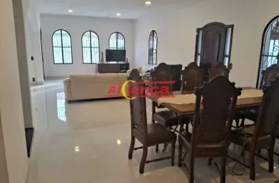Sobrado com 5 dormitorios, sendo 2 suítes a venda, 400 m² vila galvão - guarulhos - sp