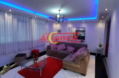 Sobrado com 4 quartos, sendo 4 suítesa venda, 200m² jardim paraventi - guarulhos - sp