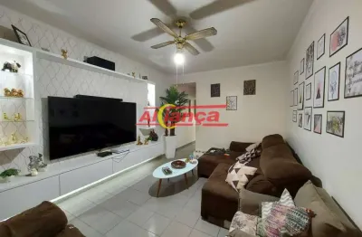 Sobrado com 3 dormitórios sendo uma suíte master a venda, 205 m² jardim bom clima - guarulhos - sp