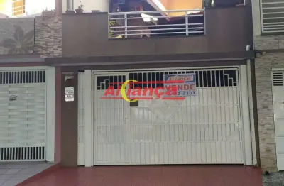 Sobrado com 2 quartos, sendo 1 suíte a venda, 140 m² - jardim santa clara - guarulhos/sp