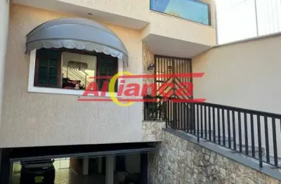Sobrado com 3 dormitórios, 1 suíte à venda - jardim bom clima - guarulhos/sp