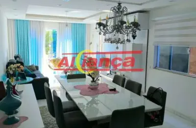 Sobrado a venda com 3 quartos e 4 banheiros, 250m² por r$ 700.000,00 pq. continental-gru.