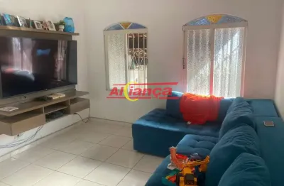 Casa térrea, 131m²- bem localizada- jd. santa cecilia- guarulhos- sp.