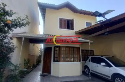 Sobrado com 3 suítes, 214m² , vila augusta - guarulhos/sp