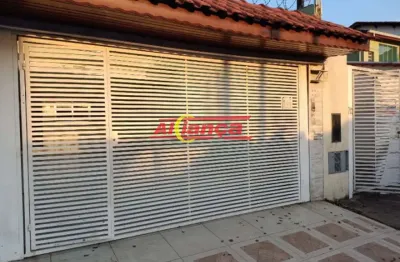 Sobrado com vaga para 6 carros, 3 dormitórios a venda, 155m² - jardim são francisco - guarulhos/sp