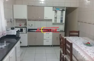 Sobrado com 3 dormitórios à venda, 125 m² - parque continental - guarulhos/sp