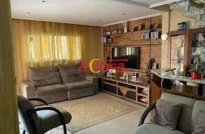 Sobrado com 3 dormitórios a venda, 299 m² de area  construida jardim jovaia - guarulhos/sp