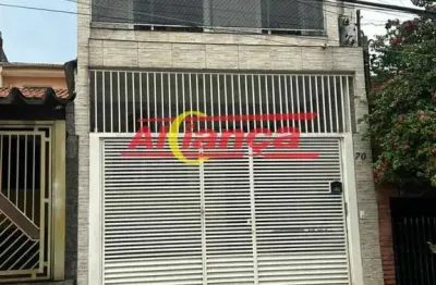Sobrado com 3 dormitórios (1 suíte), jardim bela vista - guarulhos/sp