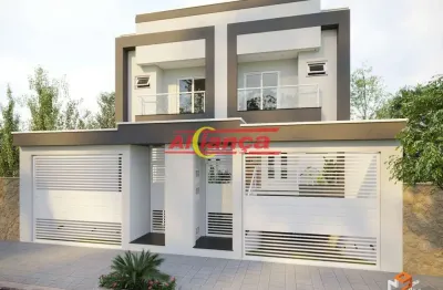 Sobrado com 3 dormitórios (3 suítes) e 5 vagas, 250 m² - jd santa clara - guarulhos-sp