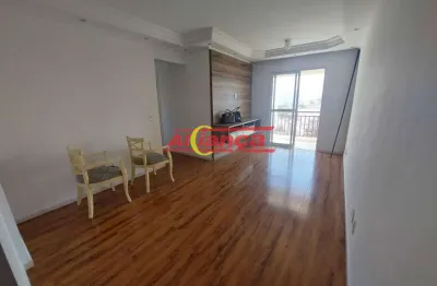Apartamento com 3 dormitórios , e 1 sendo suite, com 2 vagas fixas, para venda com 70m² - picanço -