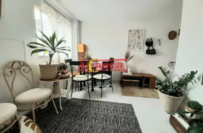 Apartamento com 1 dormitórios à venda, 47 m² - jardim santa mena ? guarulhos/sp