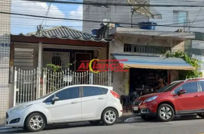 Casa comercial no centro de guarulhos com 216 metros de terreno com 04 rendimentos,