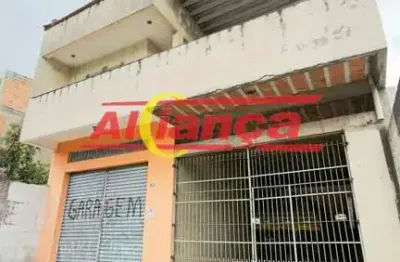 Excelente sobrado com área comercial 400m² no bairro: soberana -guarulhos