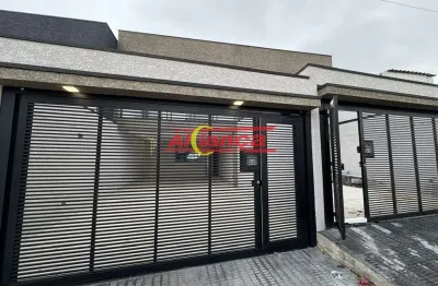Sobrado novo 3 dorm, 2 vagas jd vila galvao- guarulhos