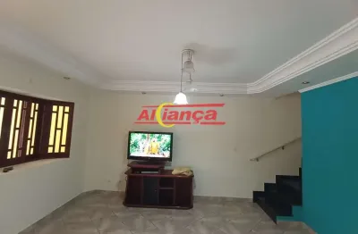 Sobrado com 3 quartos e 2 vagas à venda - vila trabalhista / guarulhos